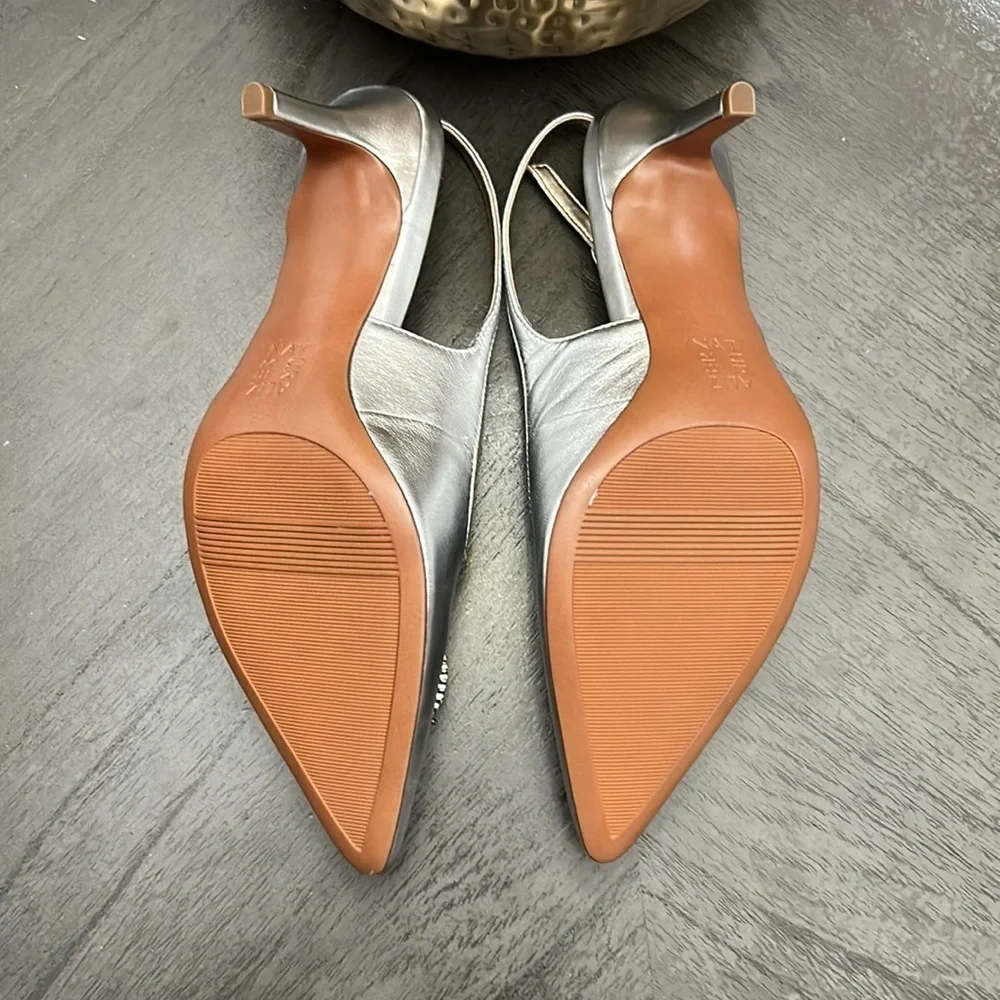 NATURALIZER EMILY EMBELLISHED SLINGBACK HEELS (WIDE)